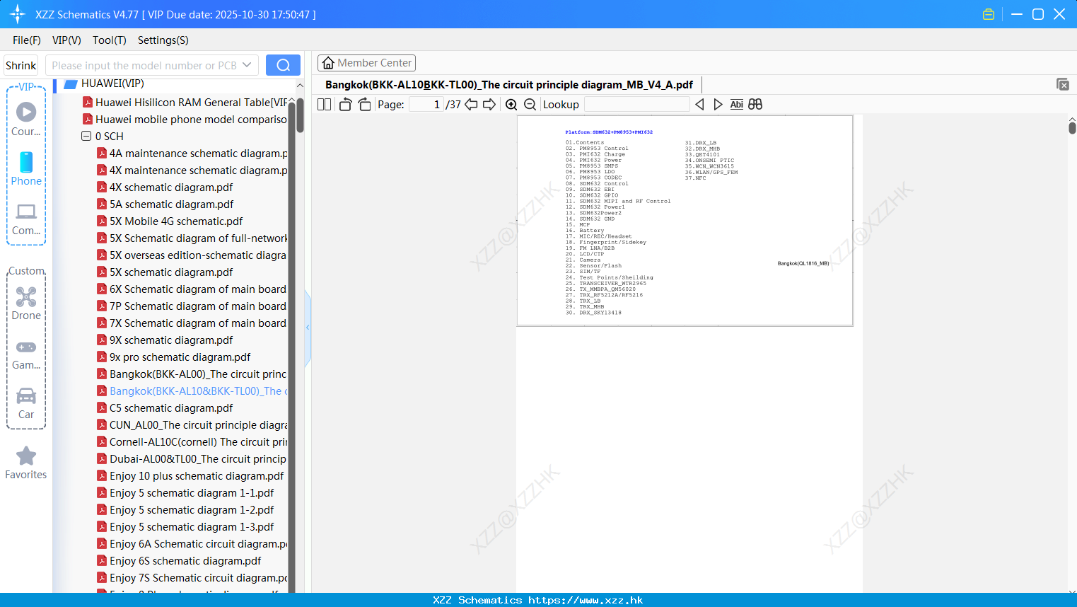 Huawei Bangkok(BKK-AL10&BKK-TL00)_The Circuit Principle Diagram_MB_V4_A